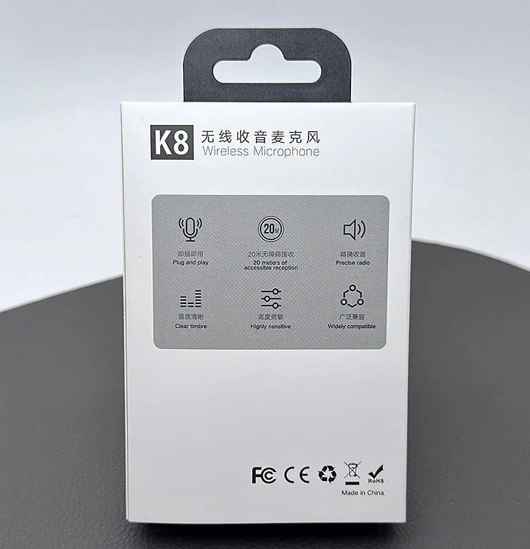 Wireless Microphone K8 (Lighting & Type-c)