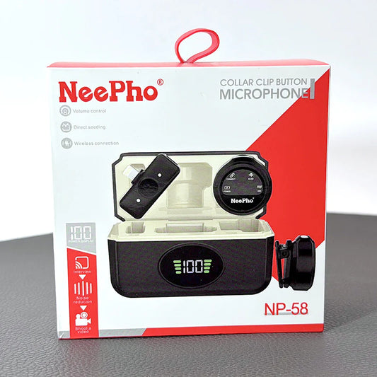 NeePho Collar Clip Button Microphone
