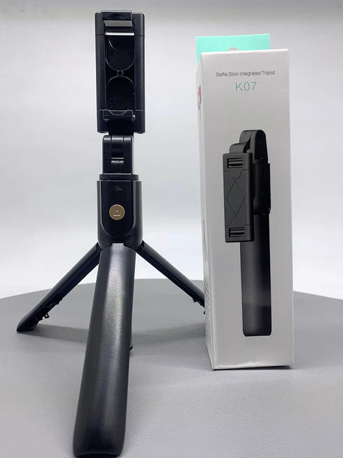 selfie stick and tripod
