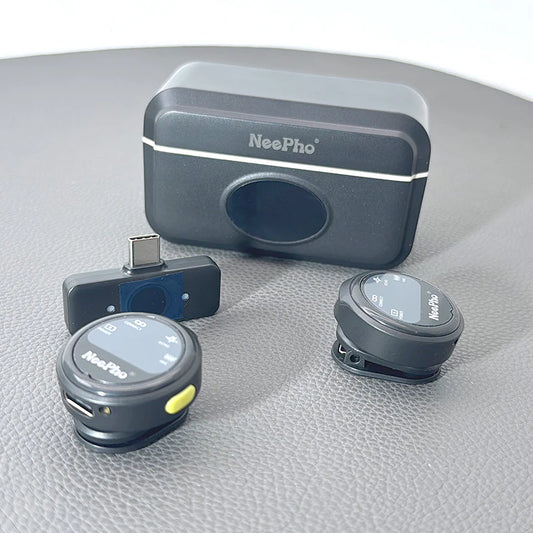 NeePho Collar Clip Button Microphone