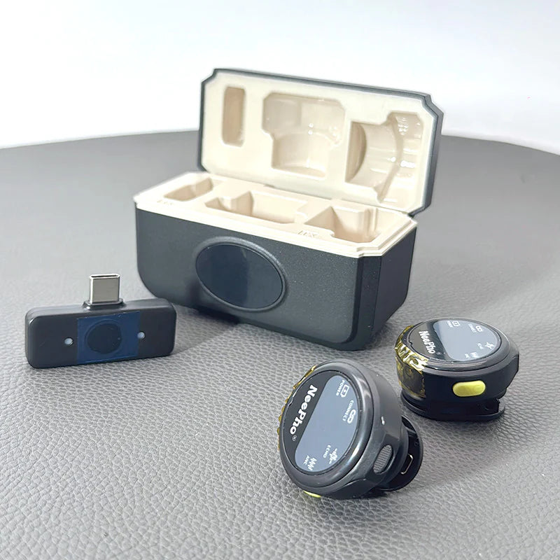 NeePho Collar Clip Button Microphone