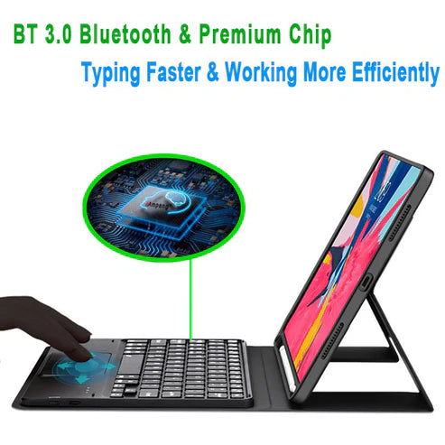 Detachable Bluetooth Keyboard Case For iPad Air 1 / 5th / 6th / Pro 9.7 Black