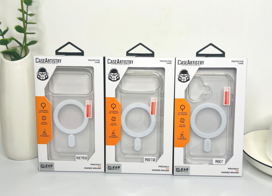 iPhone 17 Pro Max Case Artistry Mag Armor Clear Case  - Strong Magnet