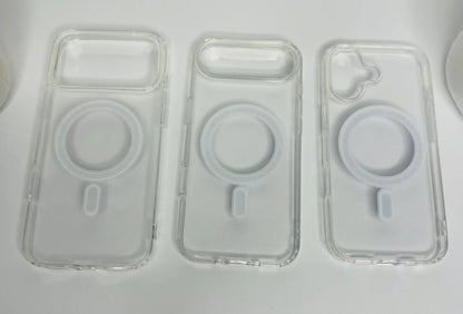 iPhone 17 Case Clear - strong stick with magnet