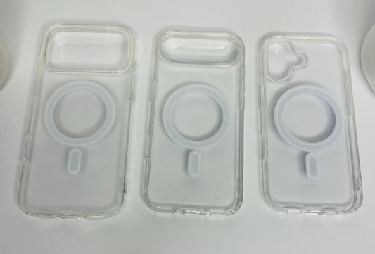 iPhone 17 Case Clear - strong stick with magnet