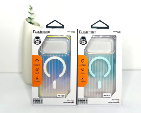 iPhone 17 pro Max Corrugated Pattern Mag Armor Fusion X Case
