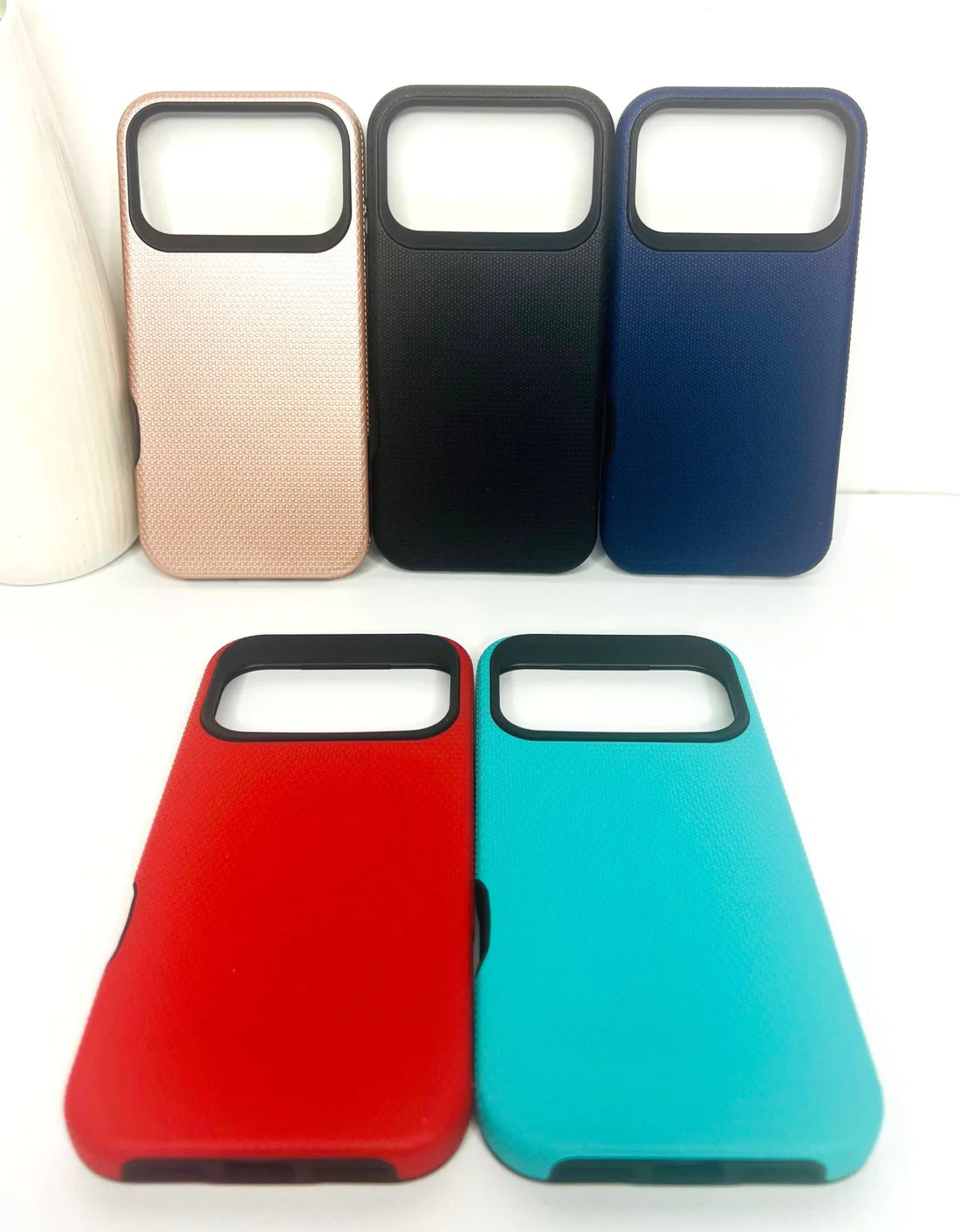iPhone 17 Pro Max Case Tough Armor Textured Magsafe Triangle Case