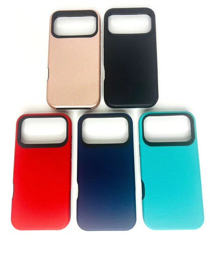 iPhone 17 Pro Max Case Tough Armor Textured Magsafe Triangle Case