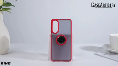 Samsung A07 Case Artistry Tough Armor Ring Case For Samsung Galaxy A07 4G