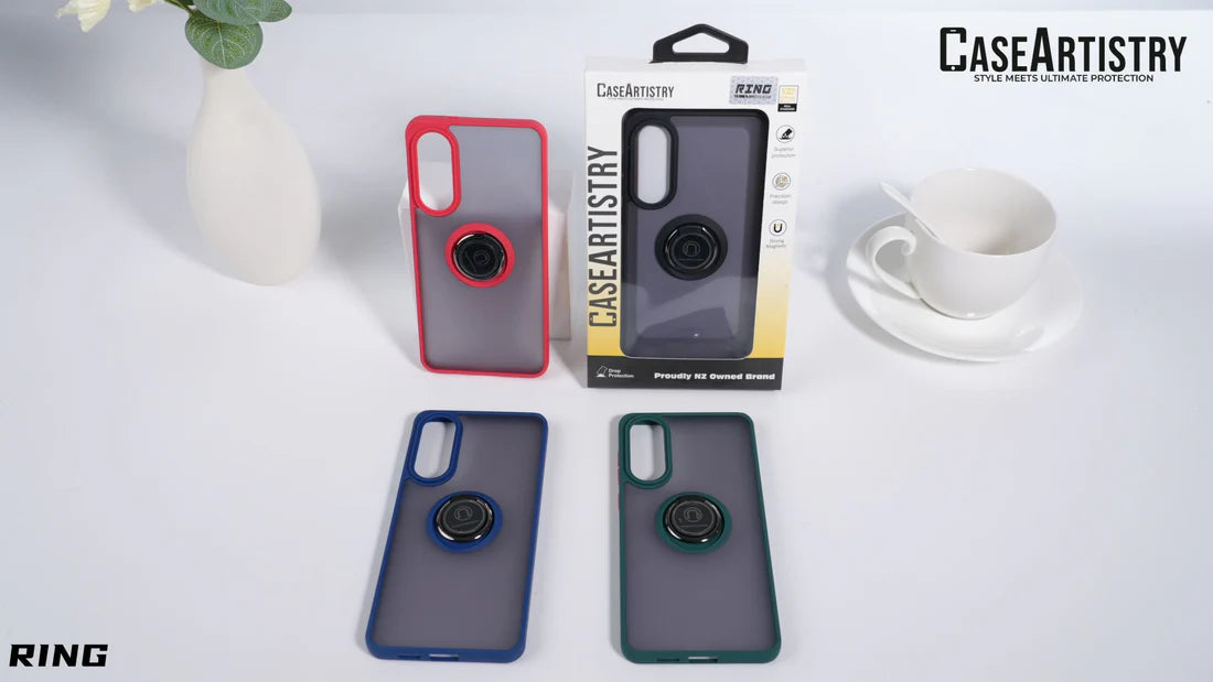 Samsung A07 Case Artistry Tough Armor Ring Case For Samsung Galaxy A07 4G