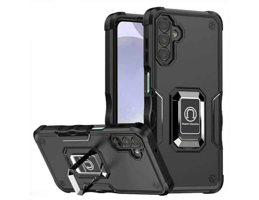 OPPO A15 Magnetic Car Mount Ring Case For OPPO A15 Black