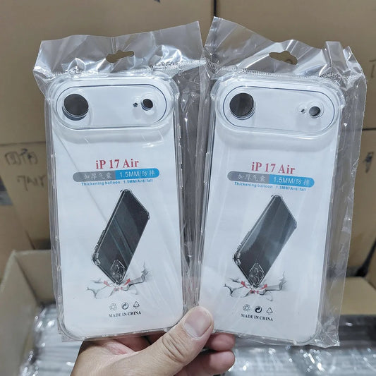 iPhone 17 Pro max Clear Soft Silicon TPU Case For Iphone 17 Pro Max