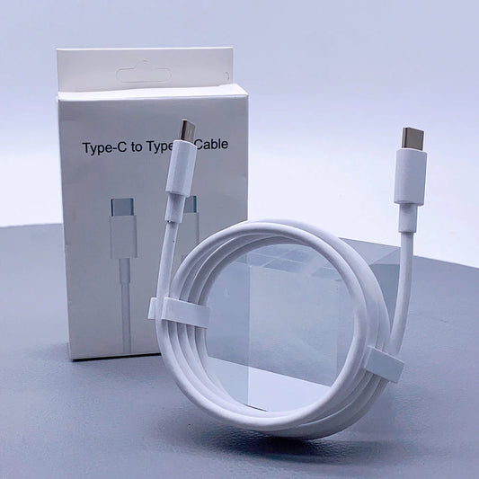 Type C to Type C Fast Charging Cable 1m NZ – High Speed Charging Cord for Phones, Tablets